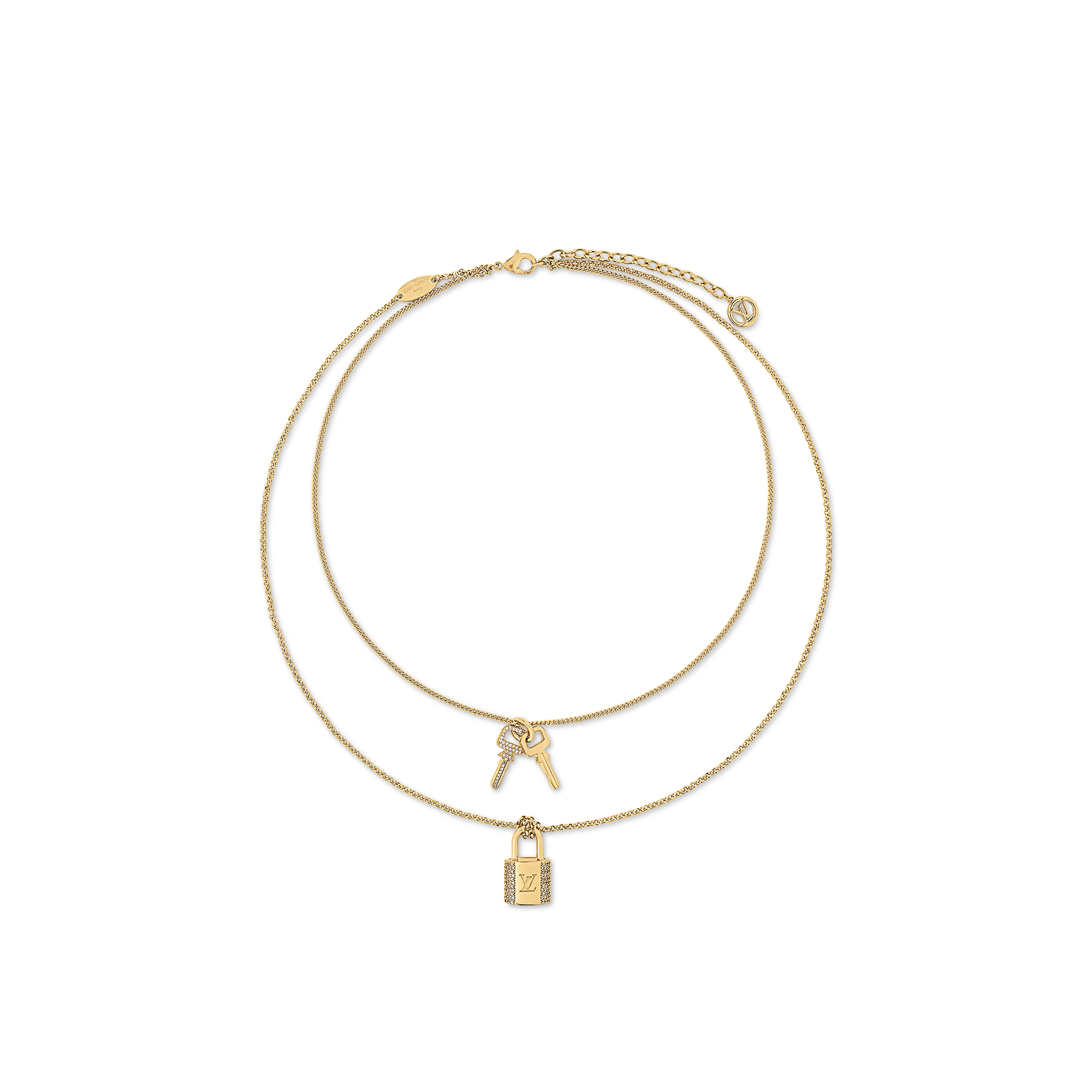 LV Padlock Necklace S00 - Women - Fashion Jewelry | LOUIS VUITTON ®